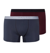 Cotton Essentials Boxer Briefs 2-Pack | Barolo / Ombre Blue 73078-3047